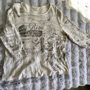 CJ Banks Embellished Top